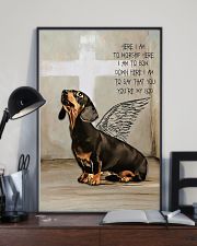 Dachshund You Are My God 11x17 Poster lifestyle-poster-2