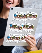 Turtle God Say You Are Sticker - 6 pack (Horizontal) aos-sticker-6-pack-horizontal-lifestyle-front-12