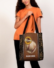Personalized Baseball Mom Leather Like All-over Tote aos-all-over-tote-lifestyle-front-06