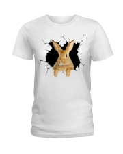Rabbit Crack Ladies T-Shirt tile