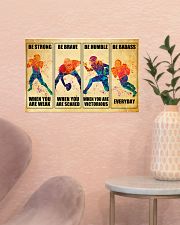 Football Be Strong Everyday 17x11 Poster poster-landscape-17x11-lifestyle-22