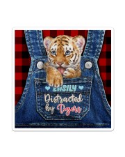 Tiger Funny All - Over Tote Sticker tile