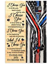 Firefighter - Blue - C - I Choose You Poster 11x17 Poster front