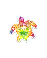 Turtle - Beaches Be Salty 2 Sides Sticker tile