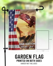 Jesus One Nation Under God Eagle Flag 11.5"x17.5" Garden Flag aos-garden-flag-11-5-x-17-5-lifestyle-front-01