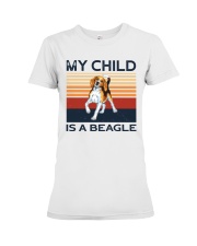 My Child Is A Beagle Premium Fit Ladies Tee tile