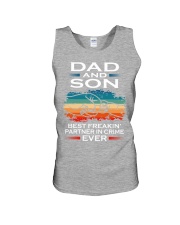 Dad and Son Partner In Crime Ever Unisex Tank tile