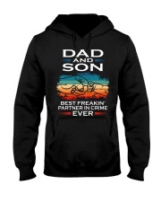 Dad and Son Partner In Crime Ever Hooded Sweatshirt tile