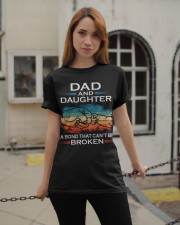 Dad And Daughter A Bond That Can't Be Broken Classic T-Shirt apparel-classic-tshirt-lifestyle-19
