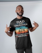 Dad And Daughter A Bond That Can't Be Broken Classic T-Shirt apparel-classic-tshirt-lifestyle-front-32