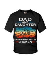 Dad And Daughter A Bond That Can't Be Broken Youth T-Shirt tile