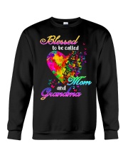 Blessed To Be Called Mom And Grandma Crewneck Sweatshirt tile