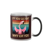 Eff You See Kay Why Oh You Flamingo Lover Color Changing Mug tile