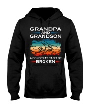Grandpa And Grandson Can't Be Broken Hooded Sweatshirt tile