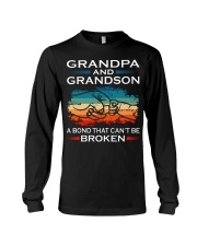 Grandpa And Grandson Can't Be Broken Long Sleeve Tee tile