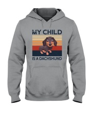 My Child Is A Dachshund Hooded Sweatshirt tile