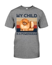 My Child Is A Pomeranian Premium Fit Mens Tee tile