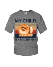 My Child Is A Pomeranian Youth T-Shirt tile