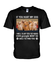 If You Hurt My Chihuahua V-Neck T-Shirt tile
