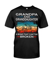 Grandpa And Granddaughter Can't Be Broken Premium Fit Mens Tee tile