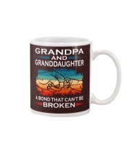 Grandpa And Granddaughter Can't Be Broken Mug tile