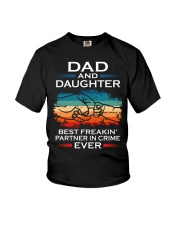 Dad and Daughter Partner In Crime Ever Youth T-Shirt tile