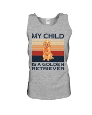 My Child Is A Golden Retriever Unisex Tank tile