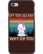Eff You See Kay Why Oh You Unicorn Lover Phone Case tile