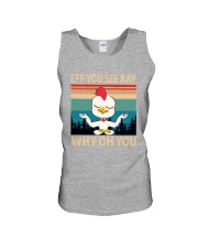 Eff You See Kay Why Oh You Chicken Lover Unisex Tank tile