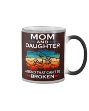 Mom And Daughter A Bond That Can't Be Broken Color Changing Mug tile