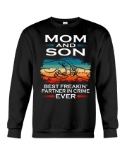 Mom And Son Partner In Crime Ever Crewneck Sweatshirt tile