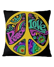 Peace Love Dogs Square Pillowcase tile