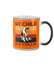 My Child Is A Collie Color Changing Mug tile