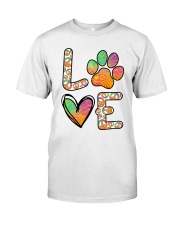 Peace Love Dogs Classic T-Shirt front