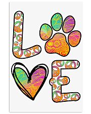 Peace Love Dogs Vertical Poster tile