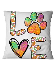 Peace Love Dogs Square Pillowcase tile