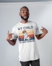 My Child Is A Saint Bernard Classic T-Shirt apparel-classic-tshirt-lifestyle-front-32