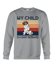 My Child Is A Saint Bernard Crewneck Sweatshirt tile