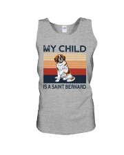My Child Is A Saint Bernard Unisex Tank tile