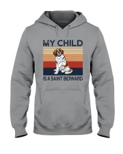 My Child Is A Saint Bernard Hooded Sweatshirt tile