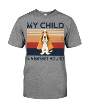 My Child Is A Basset Hound Premium Fit Mens Tee tile
