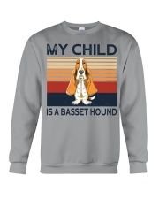 My Child Is A Basset Hound Crewneck Sweatshirt tile