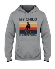My Child Is A Dobermann Hooded Sweatshirt tile
