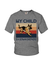 My Child Is A German Shepherd Youth T-Shirt tile