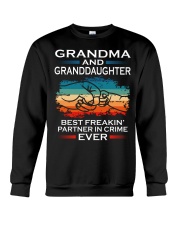 Grandma And Granddaughter Partner In Crime Ever Crewneck Sweatshirt tile