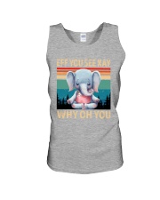 Eff You See Kay Why Oh You Elephant Lover Unisex Tank tile