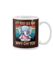 Eff You See Kay Why Oh You Elephant Lover Mug tile