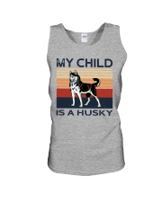My Child Is A Husky Unisex Tank tile