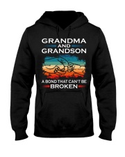 Grandma And Grandson Can't Be Broken Hooded Sweatshirt tile
