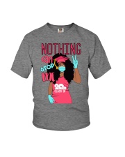 Nothing Can Stop Me Pink Youth T-Shirt tile